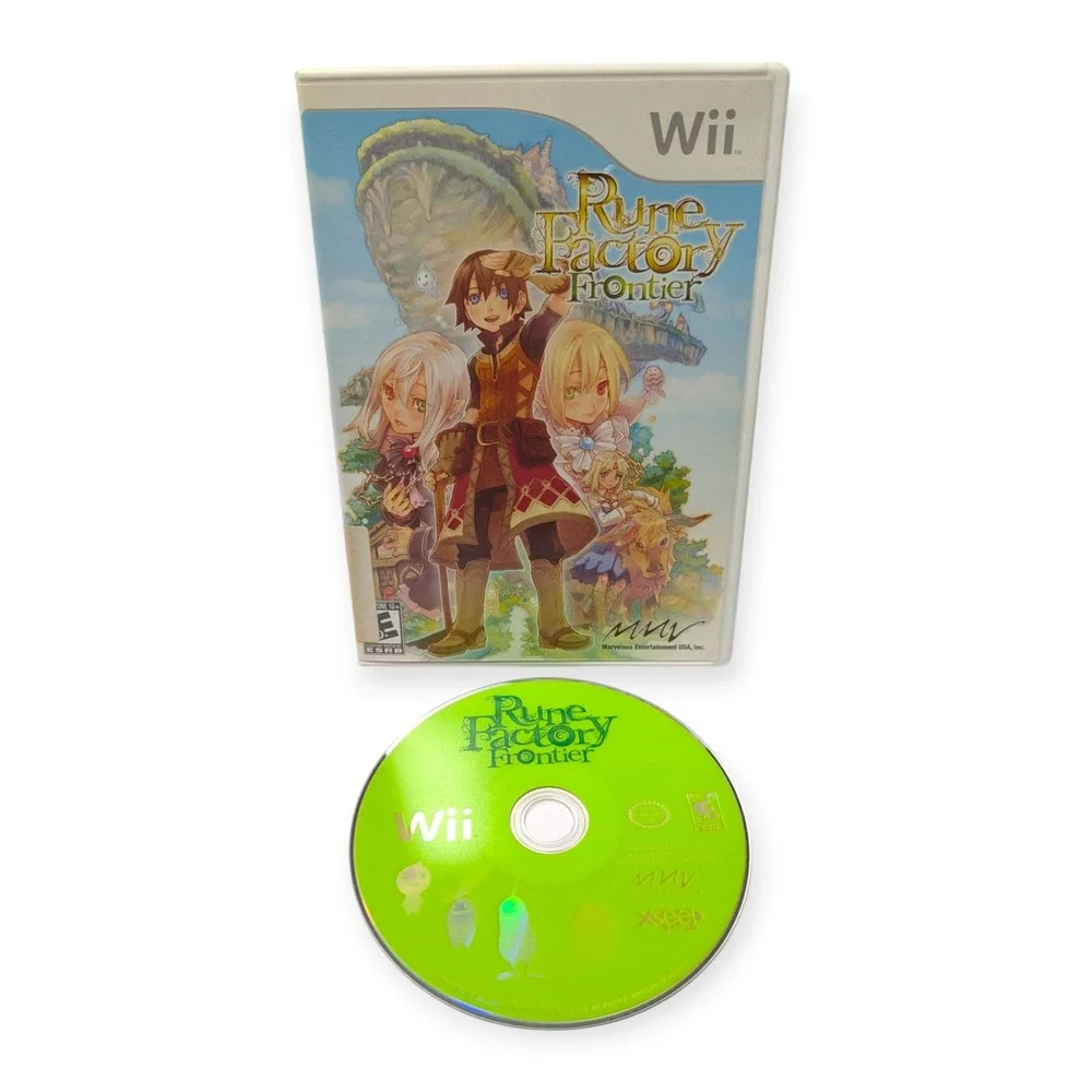 Rune Factory Frontier Nintendo Wii XSEED Games RPG Simulation E10+ 2009 NTSC-U